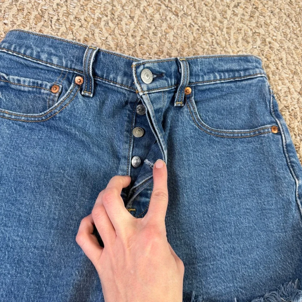 Levi's Blue Jean Shorts - Picture 9 of 9